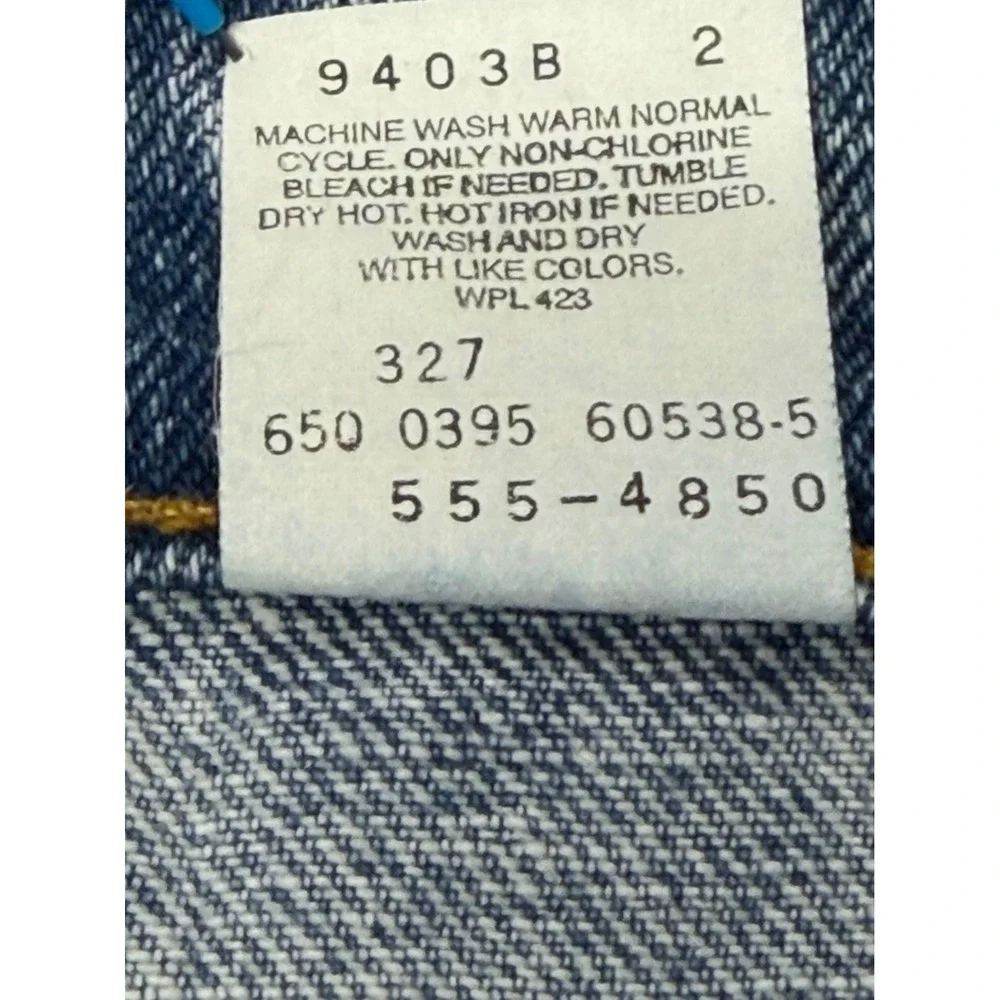 Vintage Levis 555 Relaxed Fit Straight Leg Jeans Blue Mens 38x30 (EE32)